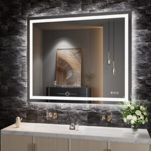 Backlit decorative mirrors