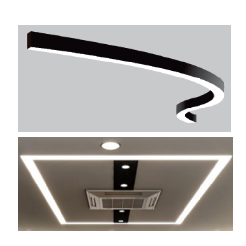 Architectural linear profiles (recessed, surface mount, suspended)