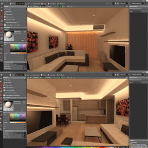 Dialux Lighting Simulation Setup
