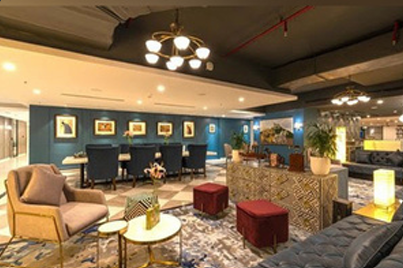 Lounge lighting example