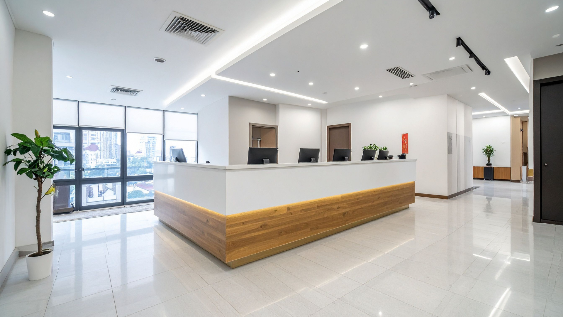 LED Reception Area Lighting