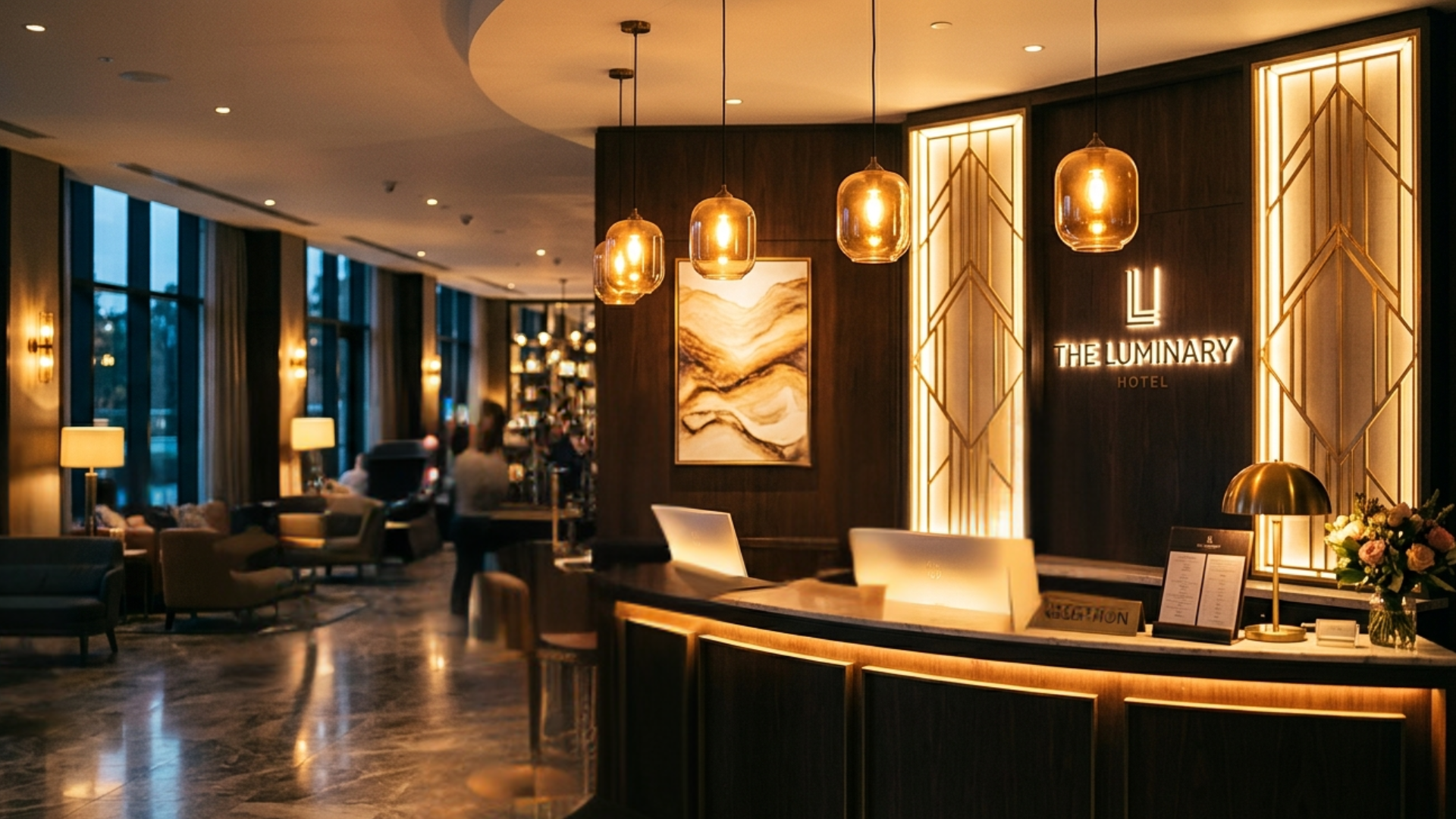 Modern Reception Lighting