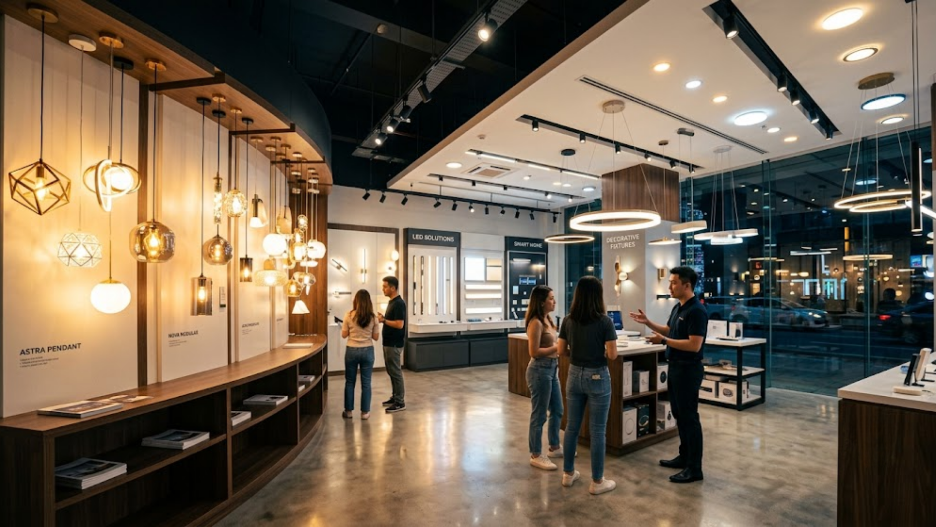 LED Showroom Lighting
